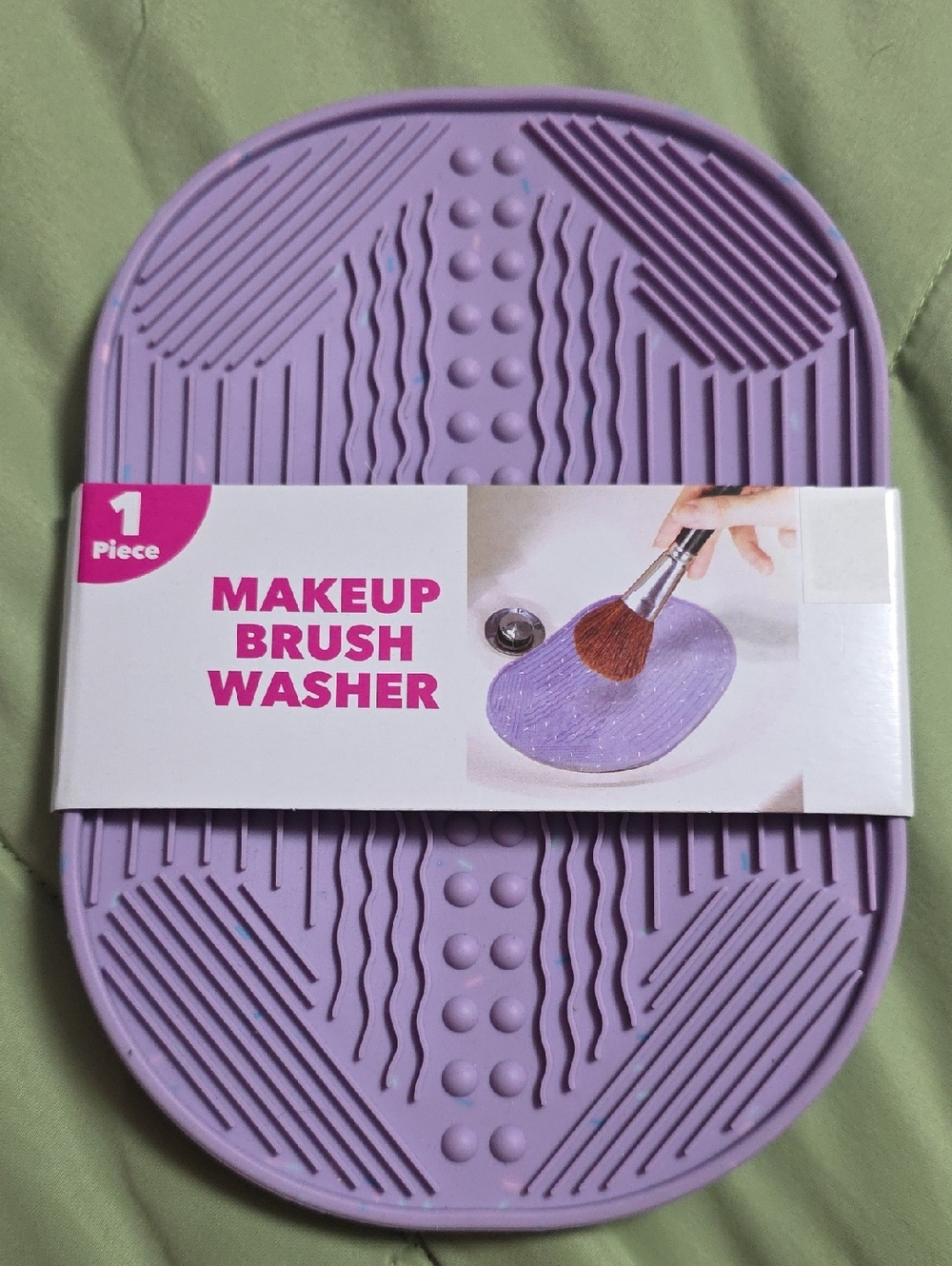 Makeup Brush Washer Cleaning Mat - Lavender